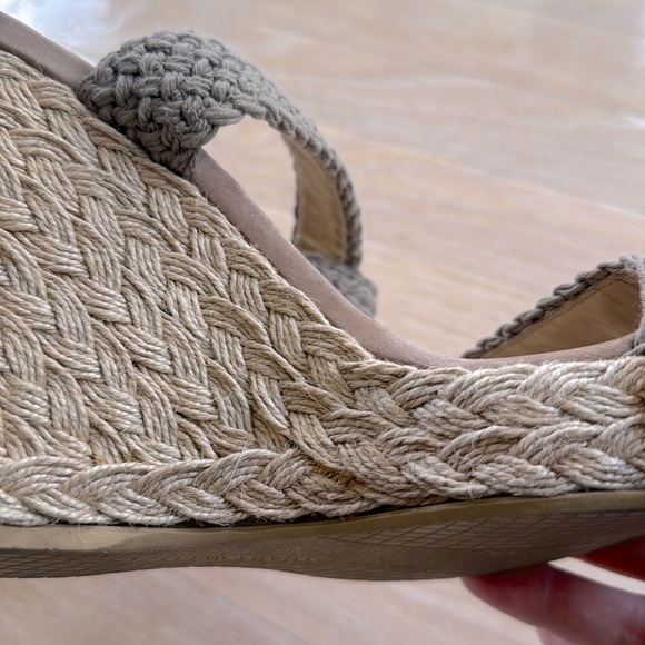 Stuart Weitzman Espadrille Platform Sandal Sz 8.5 - Picture 7 of 7